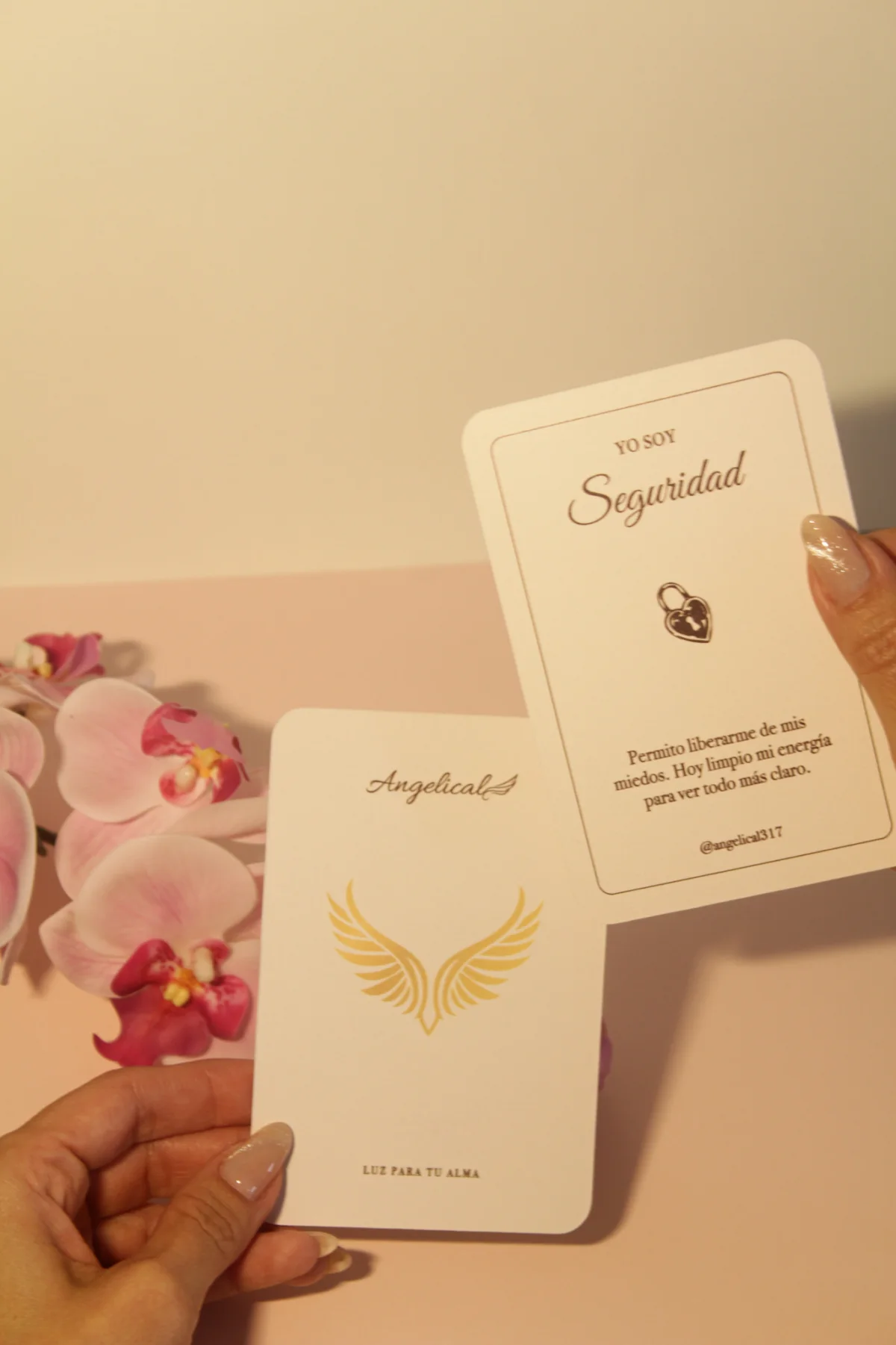 Cartas de afirmaciones YO SOY Angelical para un ritual de paz, mindfulness y consciencia